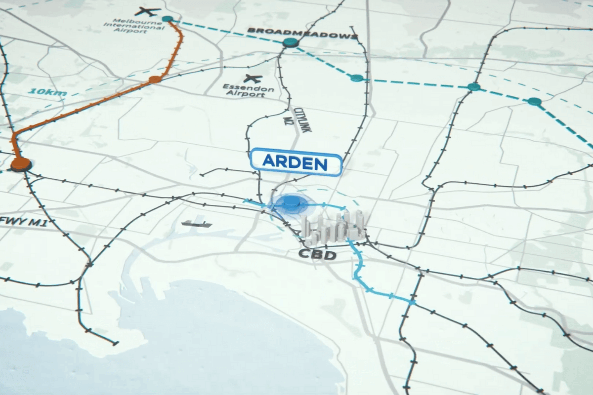 Arden street map