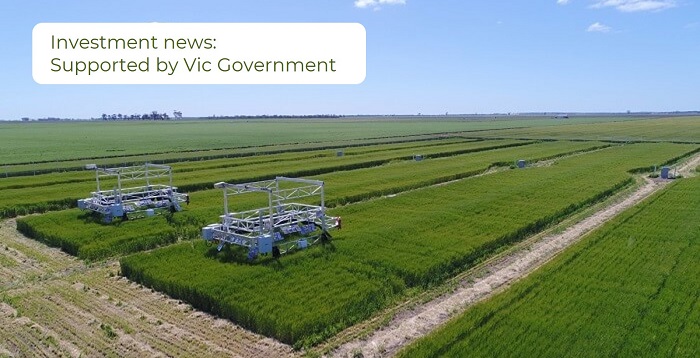 Free Air Temperature Extreme (FATE) facility operating at Horsham SmartFarm site