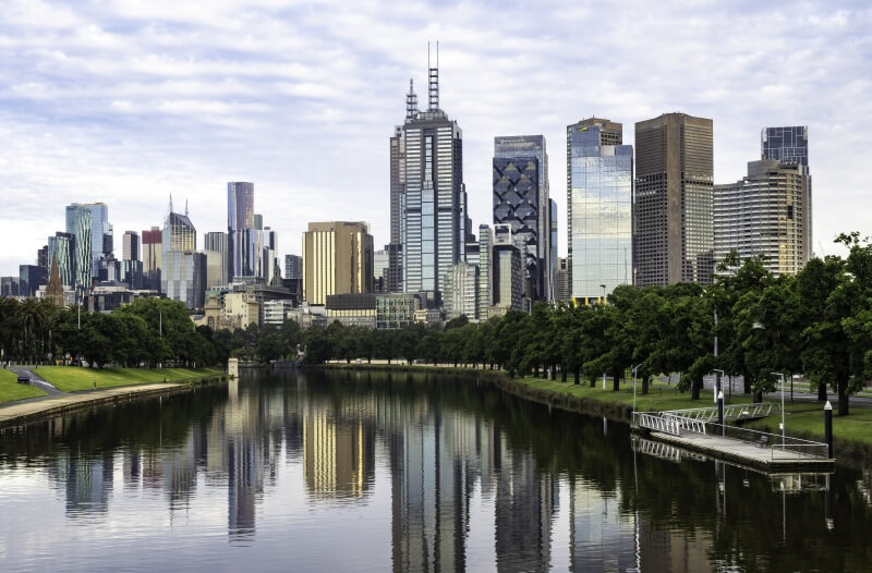 Melbourne CBD from Yarra River