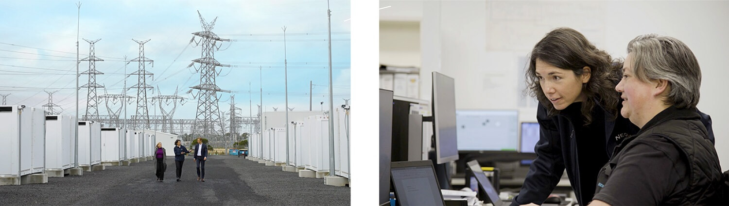 Neoen inspecting site